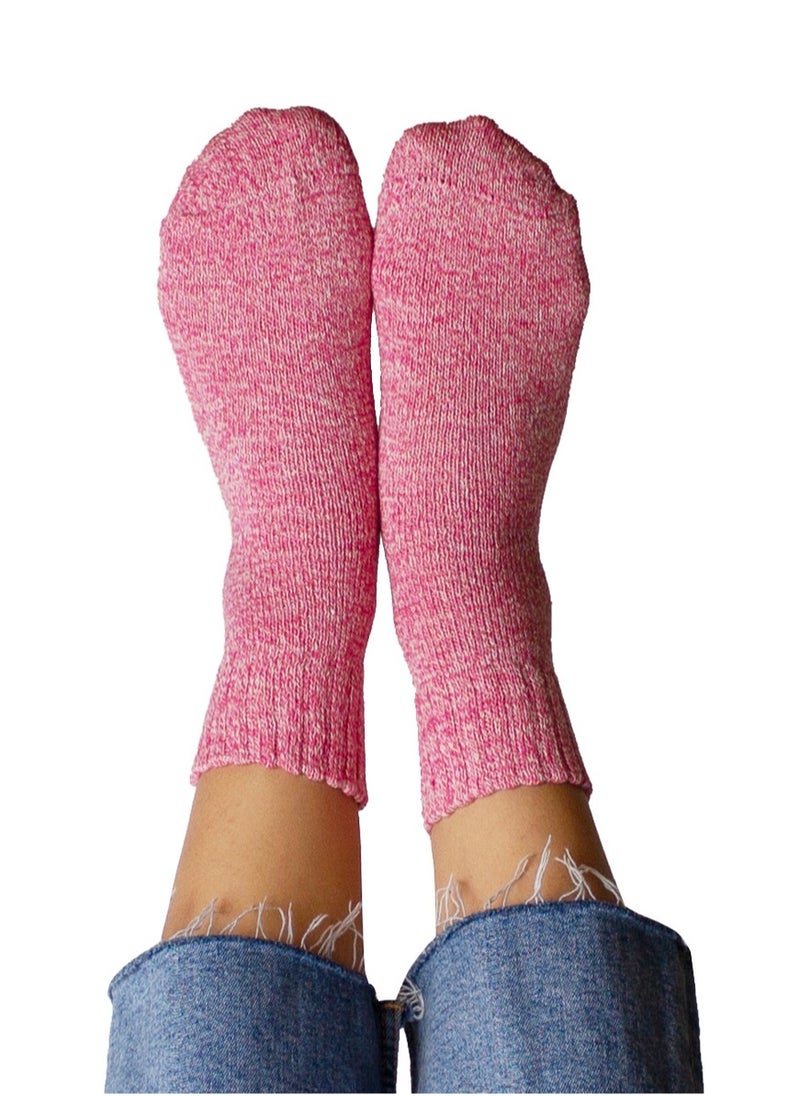 Prickly Pear Pack of 2 Pink And Green Boot Socks, Womens, One Size Fits Most  - Image 5