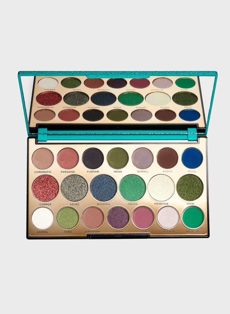 REVOLUTION Precious Stone Shadow Palette Emerald