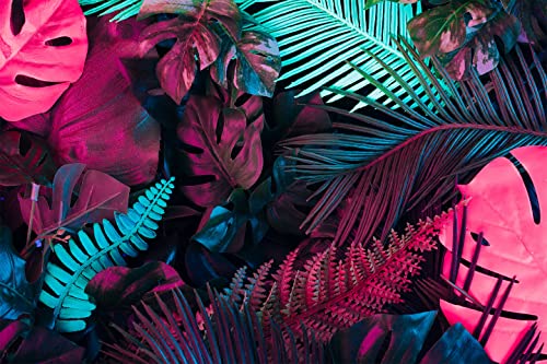 Reyhui Tropical Wallpaper Banana Leaves Mural Wallpaper Papel Leaf Tapiz para Pared Colorful Plant Wall Mural for Bedroom Living Room not selfAdhesive - Image 3