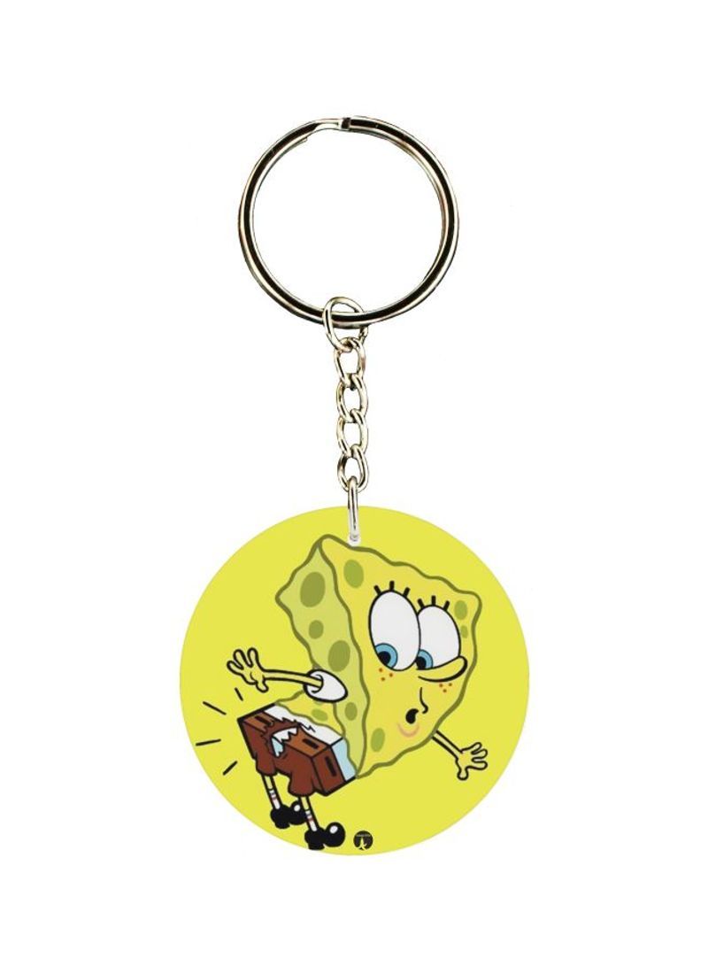 RKN Double Sided Cartoon Printed Keychain
