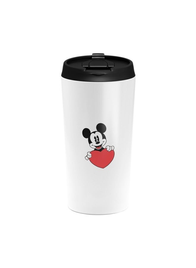 LIT Mickey Mouse Love Printed Tumbler With Black Lid - Image 1