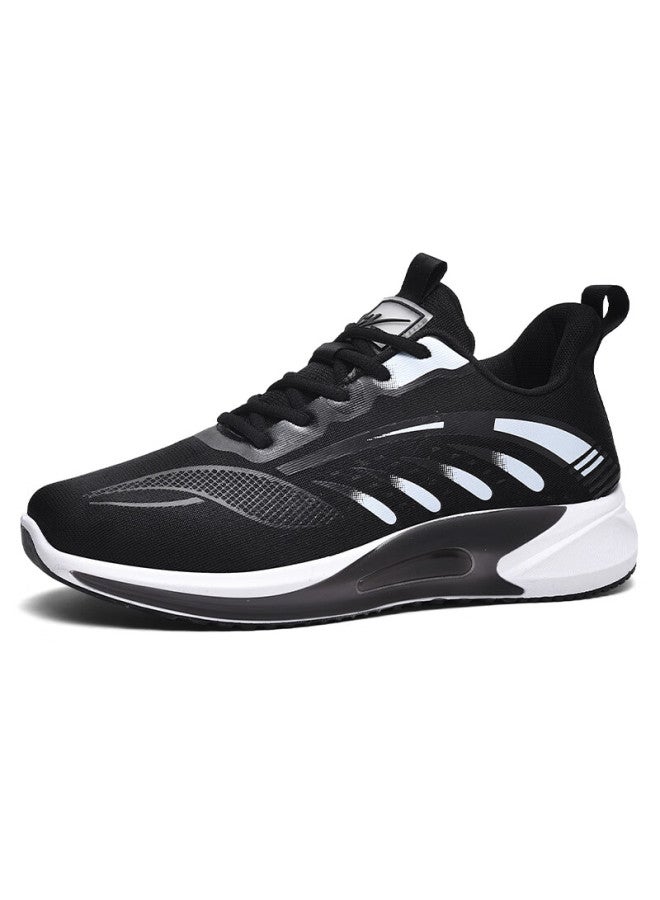 Double Star Eight Special Running Shoes Men's Summer Breathable Sports Shoes Lightweight Mesh Soft Bottom All-match Work Casual Shoes Men Black Size 42 - Image 2