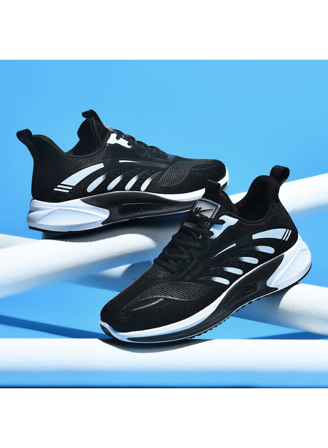 Double Star Eight Special Running Shoes Men's Summer Breathable Sports Shoes Lightweight Mesh Soft Bottom All-match Work Casual Shoes Men Black Size 42 - Image 4