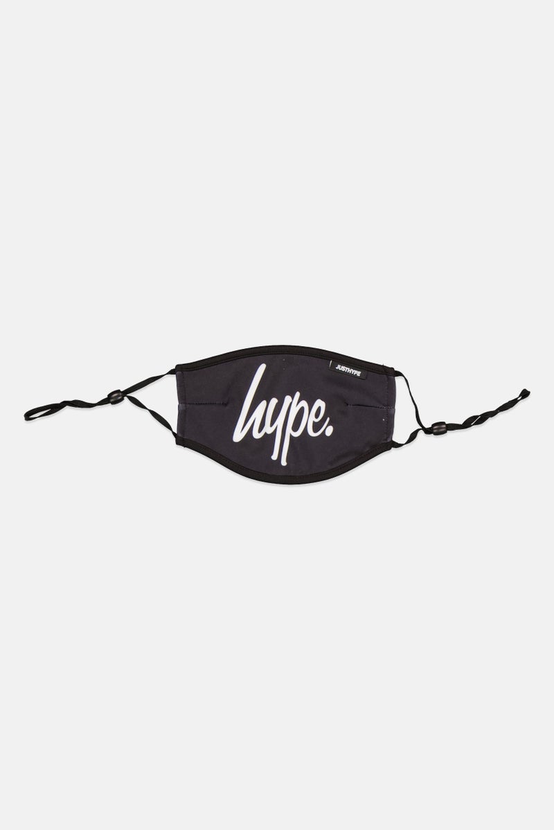 Hype Women 1 Pc Printed Face Mask, Black - Image 1