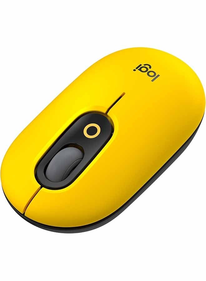 Logitech POP Mouse, Wireless Mouse with Customizable Emojis, SilentTouch Technology, Precision/Speed Scroll, Compact Design, Bluetooth, Multi-Device, OS Compatible - Blast
