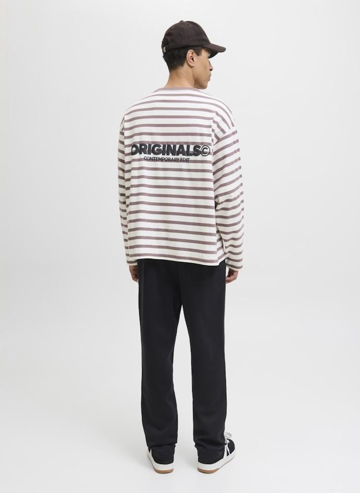 JACK & JONES Stripe Crew Neck Polo - Image 2