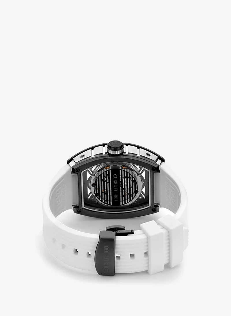 CERRUTI 1881  OVARO Round Analog Wrist Watch CIWGQ2206704 - 48 mm - White for Men | Best Price UAE