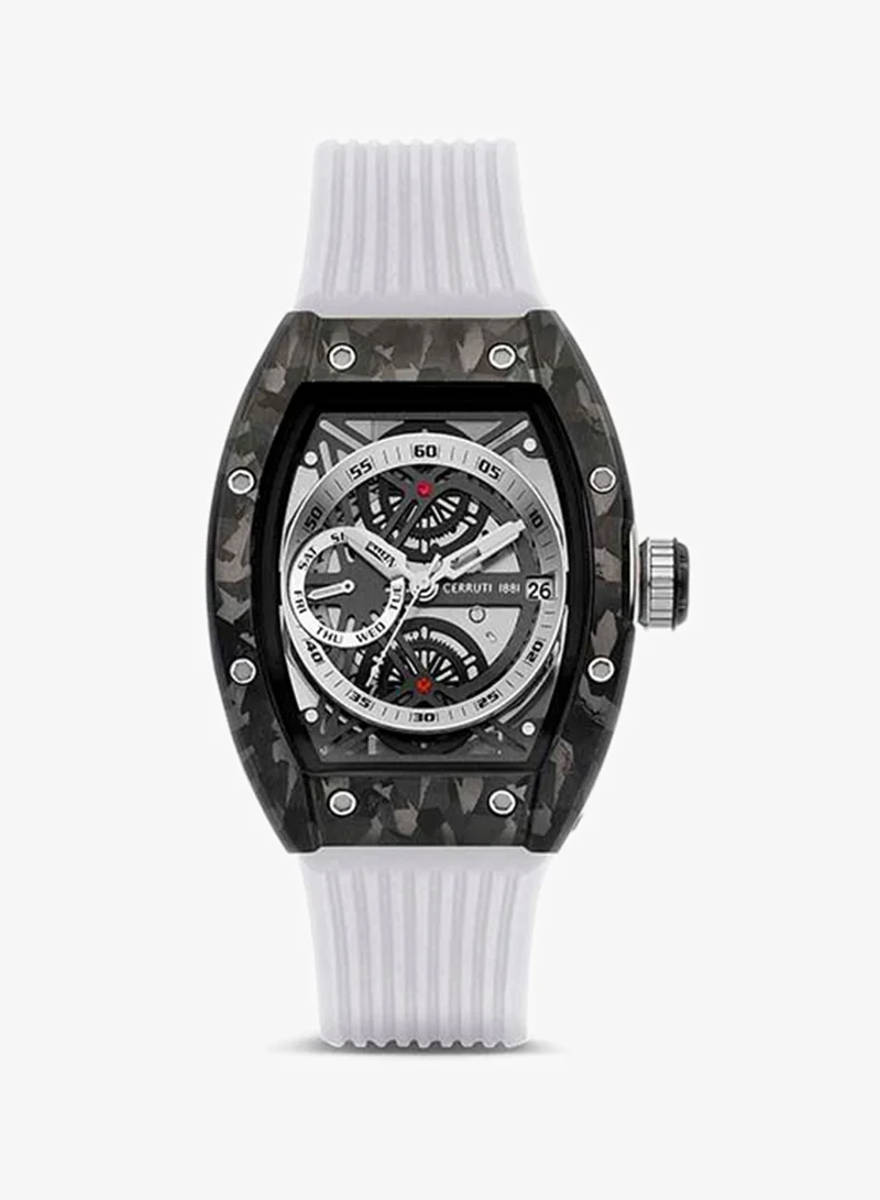 OVARO Round Analog Wrist Watch CIWGQ2206704 - 48 mm - White