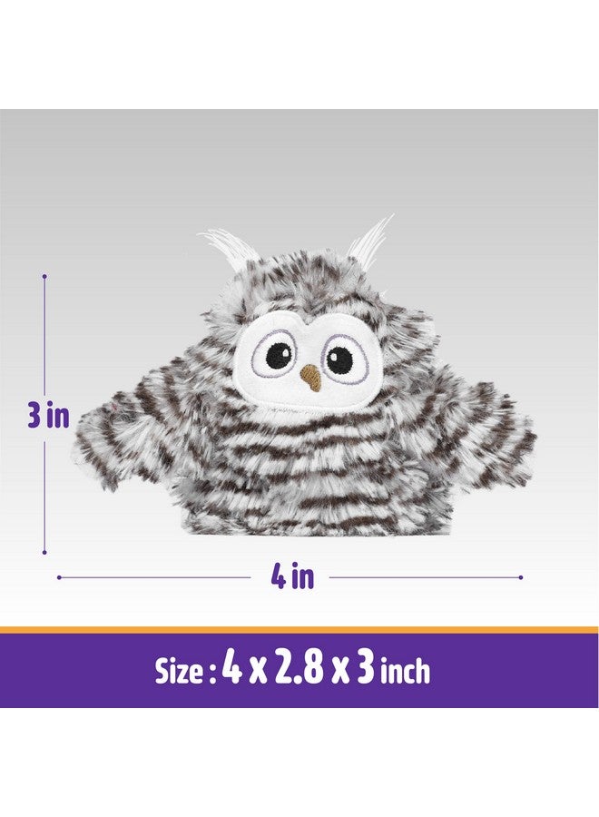 Kimee Interactive Cat Toy Rechargeable Automatic Chirping Owl Cat Toy with Catnip, Auto Beating Wings Flying Bird Cat Toys for Indoor Cats to Play Alone, Never Boredom - Image 2
