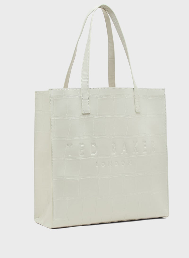 Ted Baker Croc Effect Large Icon tote  - Image 3