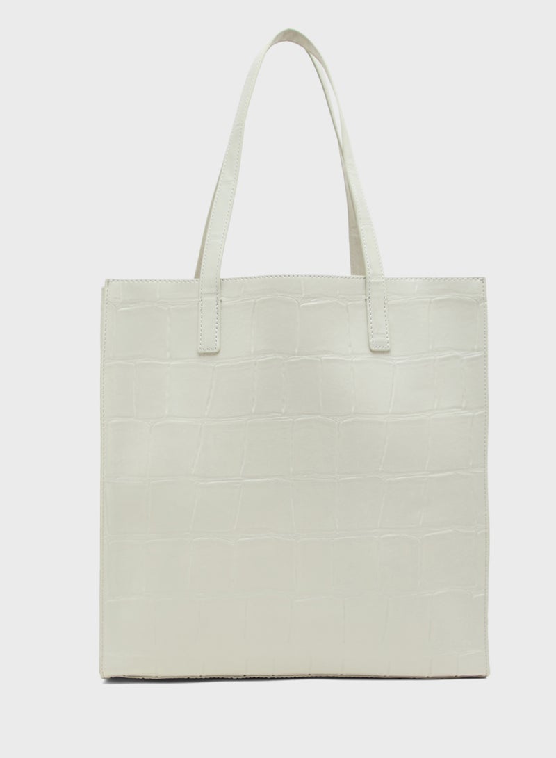 Ted Baker Croc Effect Large Icon tote  - Image 2