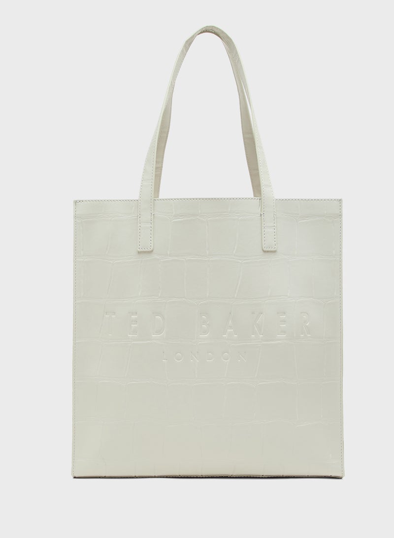 Ted Baker Croc Effect Large Icon tote  - Image 1