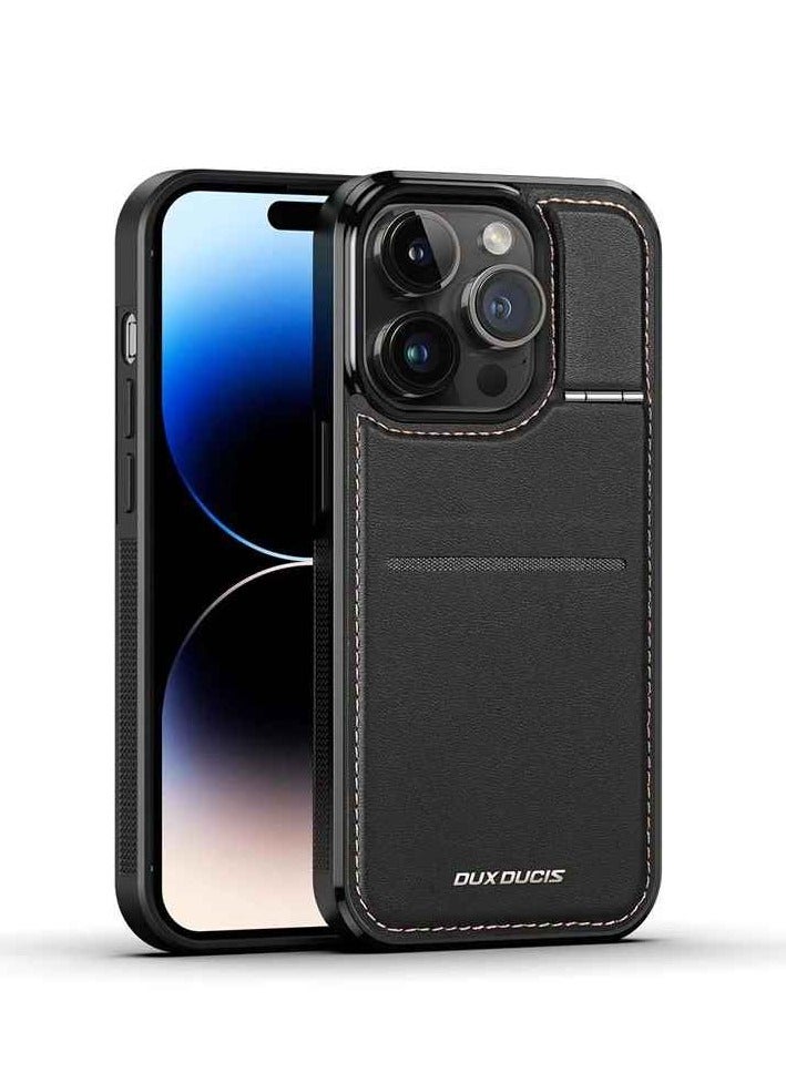 DUX DUCIS جراب Dux Ducis Rafi Mag لهاتف iPhone 15 Pro - أسود