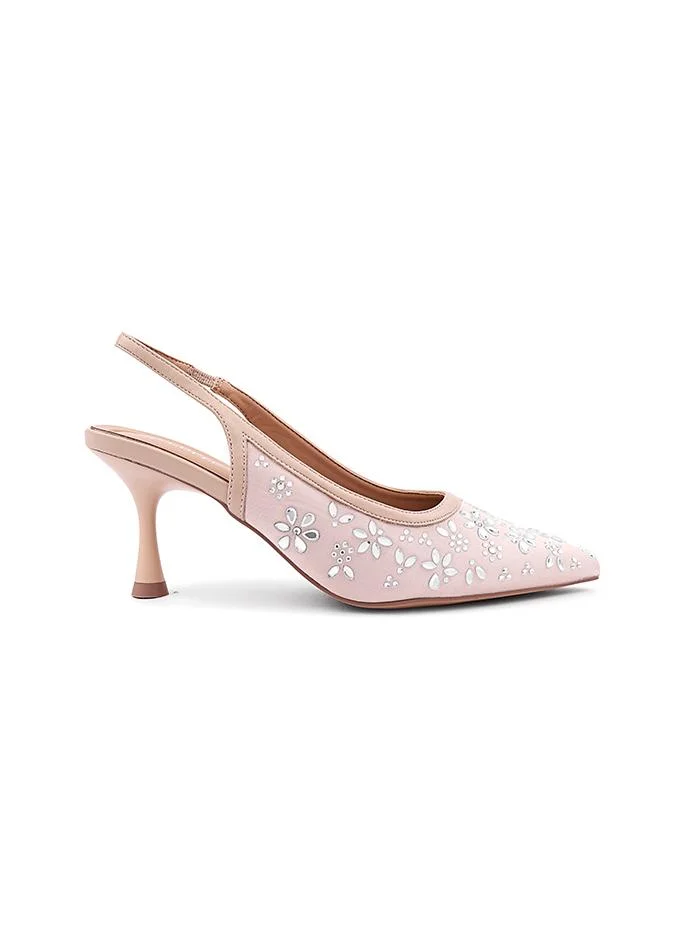 Cuple Cuple Embellished Slingback Pumps