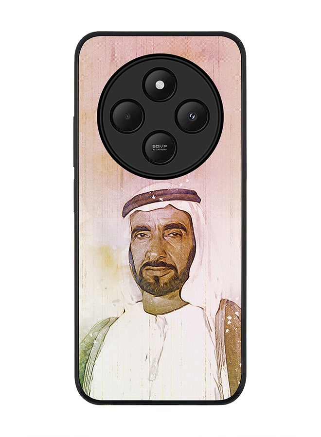 Stylizedd For Xiaomi Redmi 14C / 14R Case,Slim fit Camera Protection, Shockproof Thin Phone cover - The Wise Sheikh Zayed - Image 1