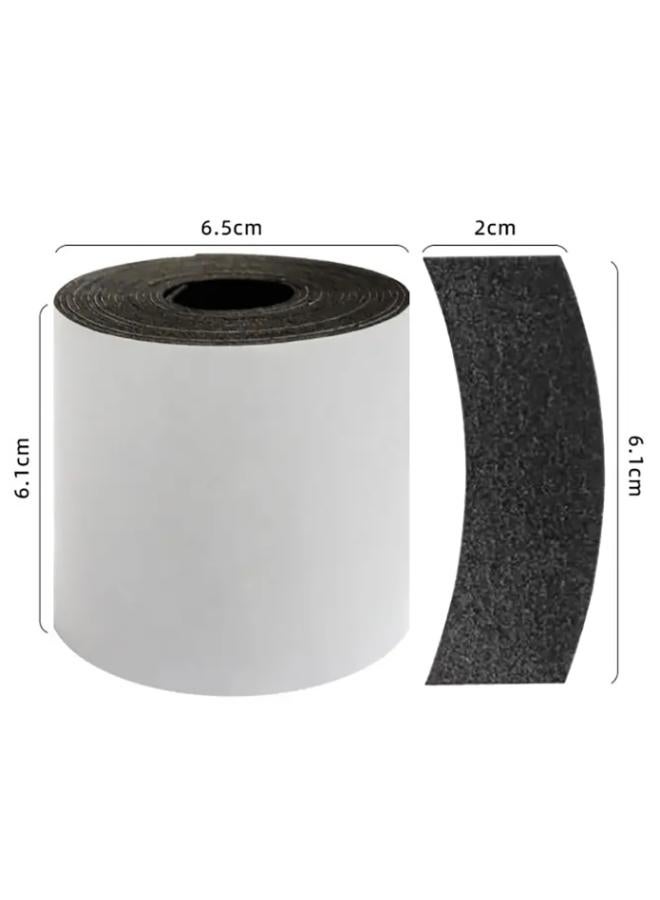 IOLITE وسادات عيون سوداء من فوم يو في ليد لتمديد الرموش - لفة لاصقة مضادة للأشعة فوق البنفسجية (110 وسادة 6.1 سم × 2 سم حجم اللفة 6.5 × 6.1 سم) - Image 3