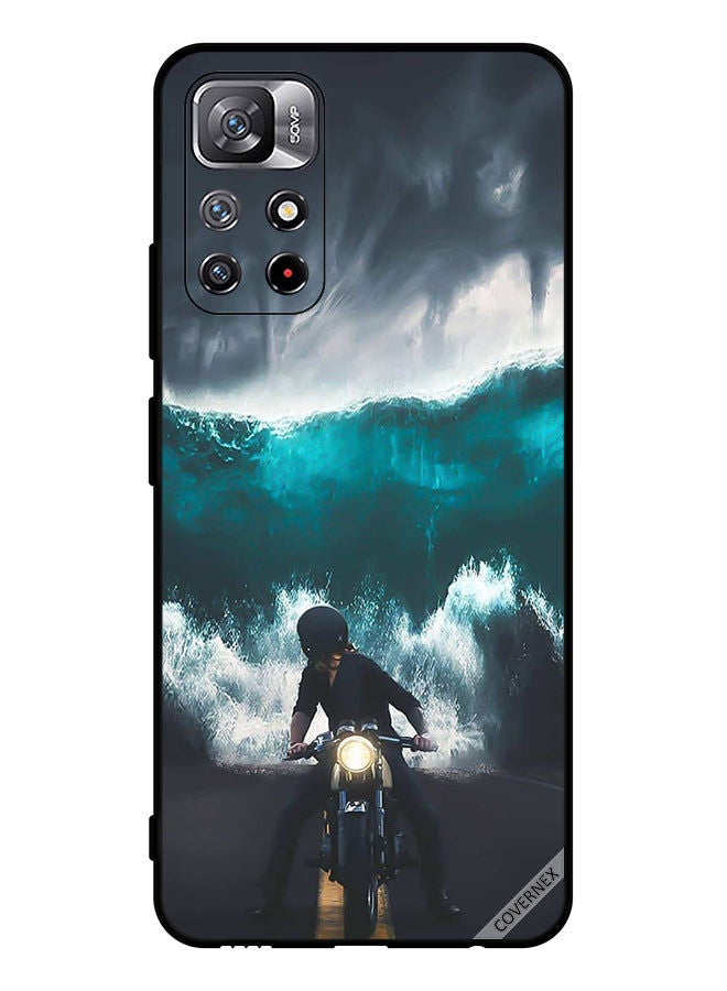 Covernex Protective Case Cover For Xiaomi Redmi Note 11S 5G Looking Back To Speed Of Water - Image 1
