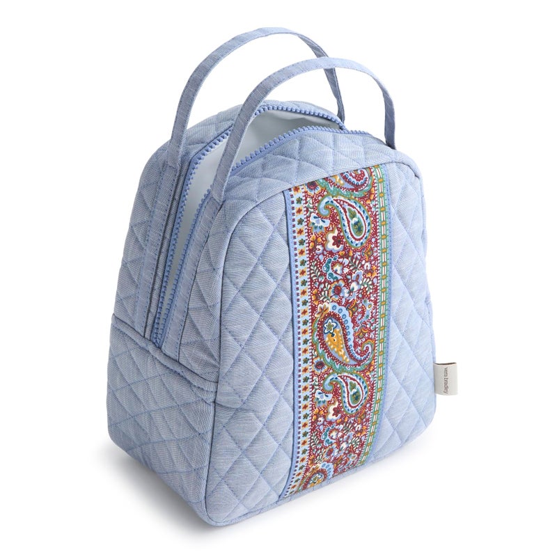 Vera Bradley Premium Cotton Lunch Bag, Chambray, One Size - Image 3