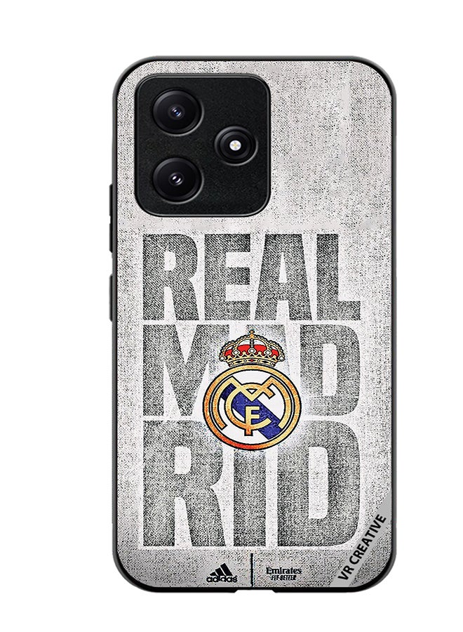 VR CREATIVE Protective Case Cover For Xiaomi Poco M6 Pro 5G Real Madrid Logo Design Multicolour - Image 1