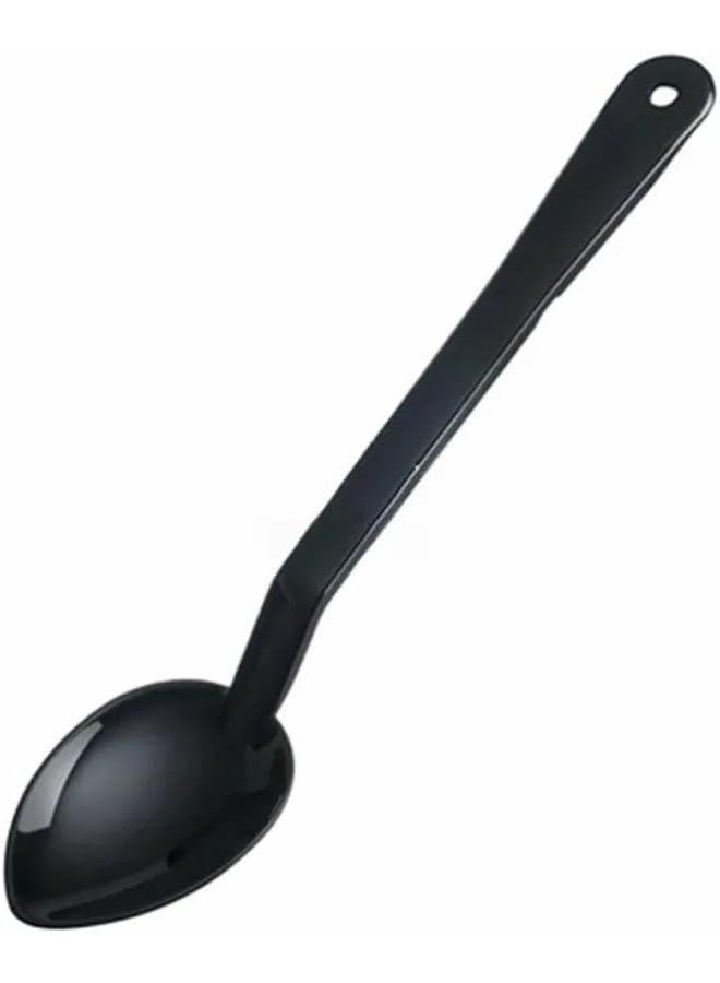 Cuisine Art Polycarbonate Food Safe Serving Spoon, Black, 27.7X7.2X4.6 Cm - Durable, Ergonomic Design, Dishwasher Safe, Ideal For Home And Professional Use  - Image 1