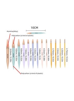 Y&D Interchangeable Knitting Needles Set 13 Pairs, Circular with 2.75mm-10mm  - Image 2