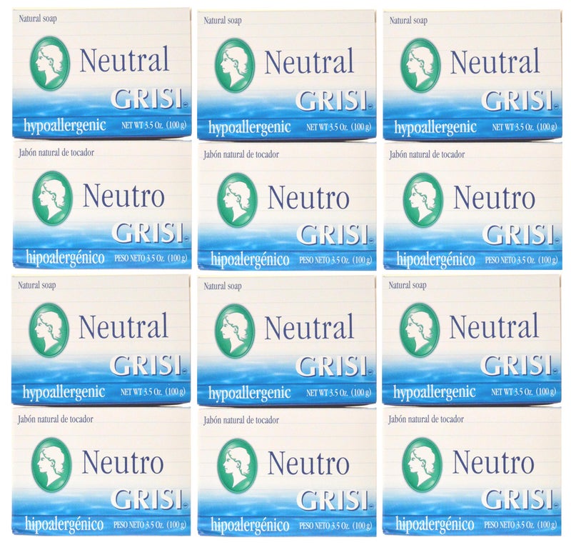 30 SOAP BARS HYPOALLERGENIC CLEAN NO CHEMICAL COLOR AROMA GRISI NEUTRAL SOAP BAR