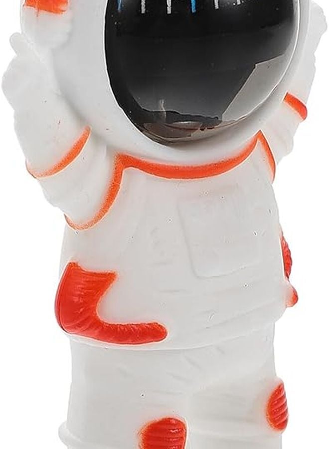 Mini Astronaut Car Compass Orange Portable Dashboard Mount Space Decor Accessory - Image 1