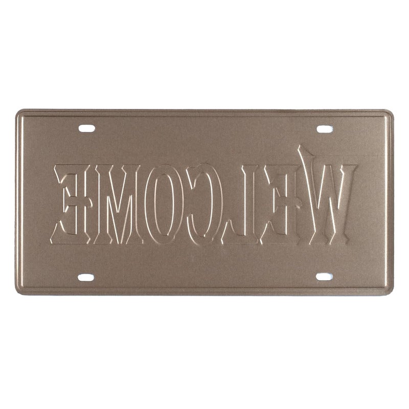 EAZYWAGON "Welcome" Vintage Retro Metal Signs - License Wall Plate, Car Tag - Ideal for Cafe, Restaurant, Shop, Home, Hotel, Club, Office, Living Area - Design Plaque - Image 3