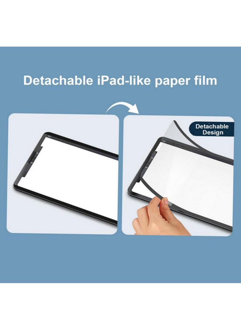 1 قطعة واقي شاشة مغناطيسي بملمس الورق للآيباد الجيل العاشر 10.9 بوصة موديل 2022 - قابل للإزالة وإعادة الاستخدام - كتابة ورسم كالورق - مضاد للتوهج والخدش - تركيب سهل - Image 3