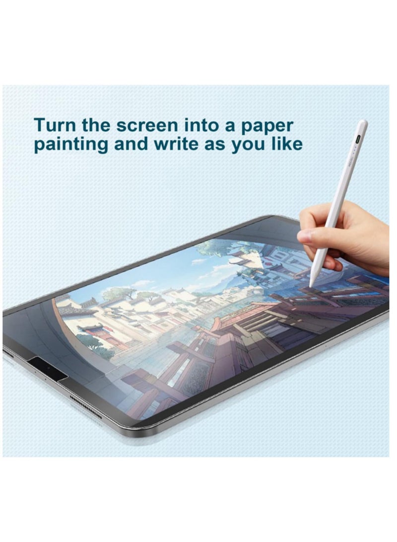 1 قطعة واقي شاشة مغناطيسي بملمس الورق للآيباد الجيل العاشر 10.9 بوصة موديل 2022 - قابل للإزالة وإعادة الاستخدام - كتابة ورسم كالورق - مضاد للتوهج والخدش - تركيب سهل - Image 2