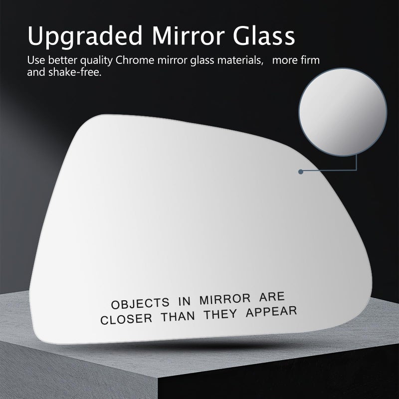 Heyokoo Passenger Side Mirror Replacement For Tesla Model 3 2017-2023 â€“ Mirrors for Tesla Model 3 W/Backing Plate- Side Mirror for Tesla Model 3 Accessories - Image 3
