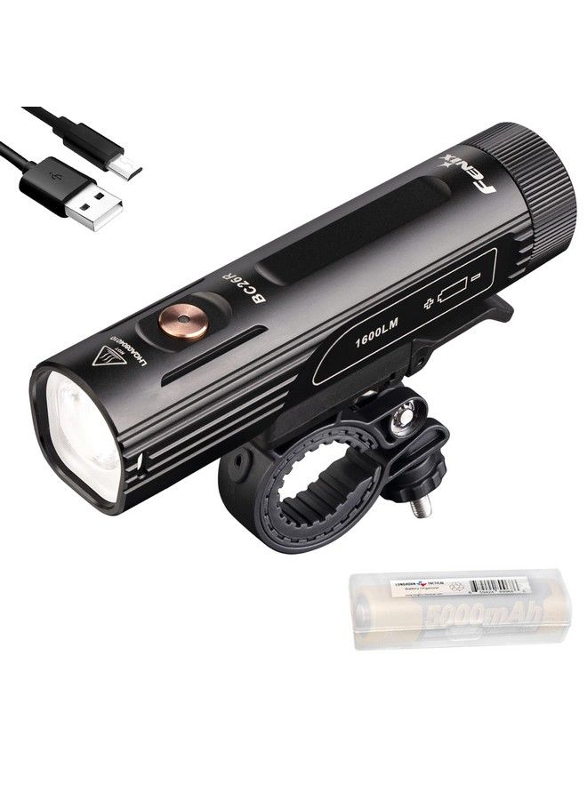 fenix Bc26R ضوء دراجة قابل لإعادة الشحن USB-C 1600 لومن فائق السطوع مع منظم Lumentac - Image 2