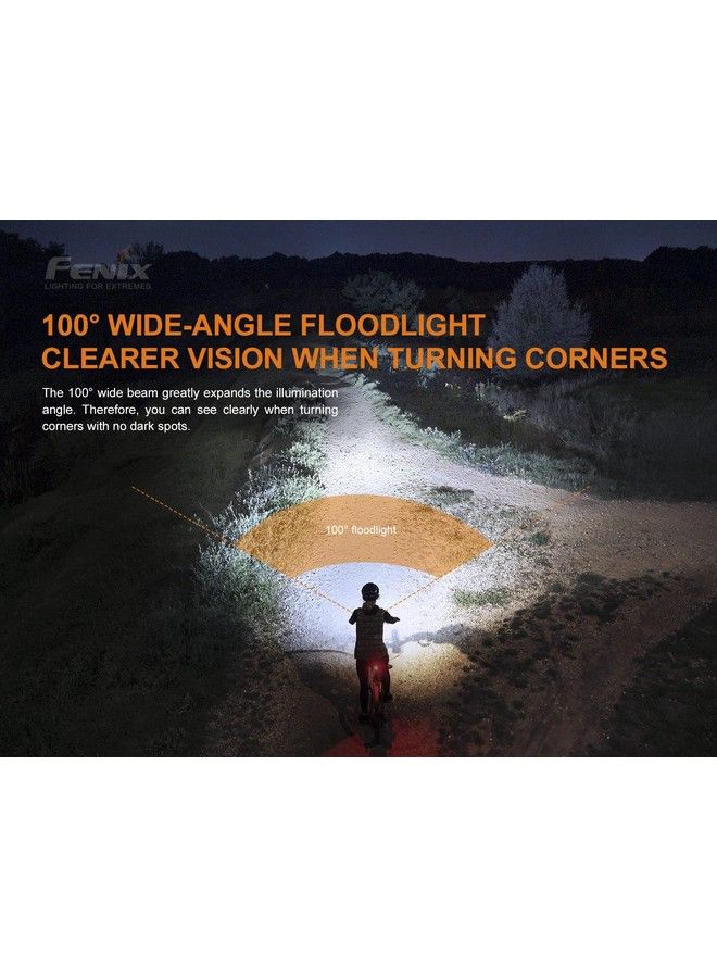 fenix Bc26R ضوء دراجة قابل لإعادة الشحن USB-C 1600 لومن فائق السطوع مع منظم Lumentac - Image 5
