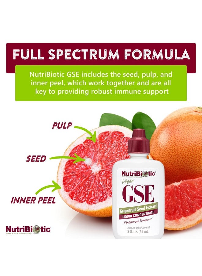 نيوتريبايوتك نيوتريبيوتيك - مستخلص بذور الجريب فروت الأصلي، ٢ أونصة سائلة | مُركّز فاخر من مستخلص بذور الجريب فروت الأصلي مع مركبات الفلافونويد الحيوية | مُقوٍّ للمناعة ودعم الصحة العامة | نباتي، خالٍ من الغلوتين، وغير مُعدّل وراثيًا - Image 4