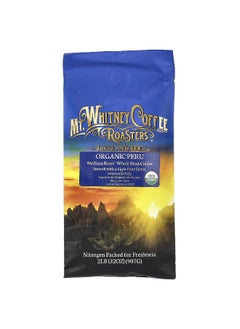 MT. WHITNEY COFFEE ROASTERS Mt. Whitney Coffee Roasters, Organic Peru, Whole Bean Coffee, Medium Roast, 32 oz (907 g)  - Image 1