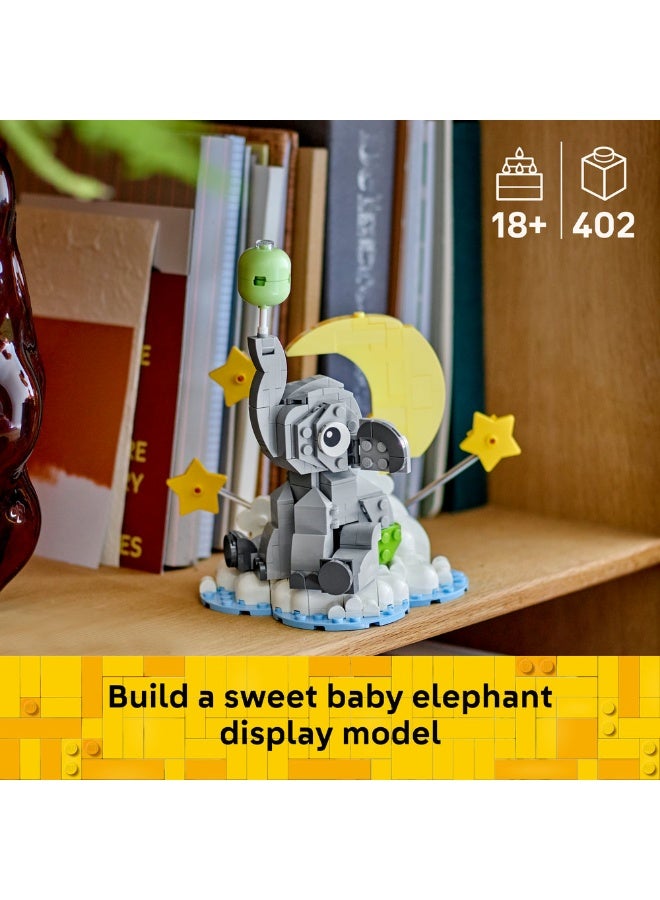 LEGO Baby Elephant in the Sky - Gift for New Parents 40814 (Age 18+, 402 Pieces) - Image 2