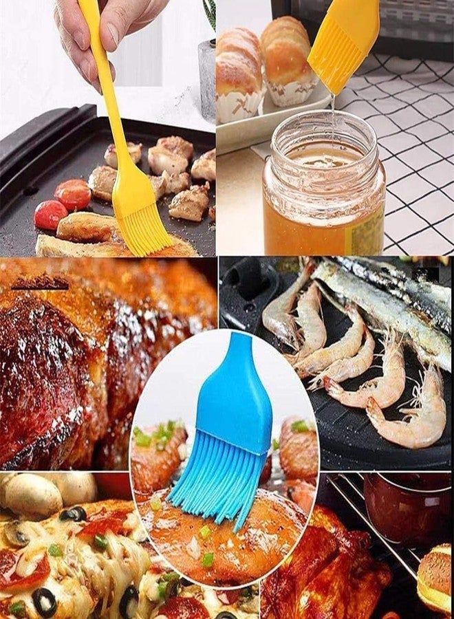 MobFest® Silicone 3 Piece Pastry Brush Cooking Brushes Baste Oil Butter Sauce Marinades for BBQ Grill Barbecue Kitchen Baking Pastries Cakes Desserts, 21cm, Random Colors (2) - Image 5