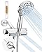 MakeFit Filtered Shower Head with Handheld Combo - Dual 2-in-1 Spa System with Massage Shower Head and 10 Modes Hand - Image 2