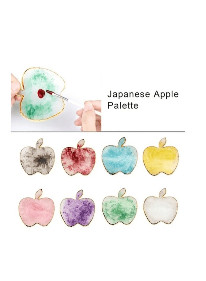 Globalstar Resin Nail Art Palette Apple Shape Random Color 1pc BS-F08 - Image 2