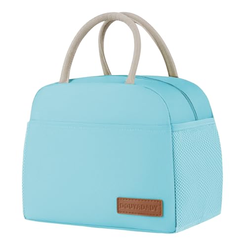 douyadady Lunch Bag WomenMen Lunch Box WomenMen blue - Image 1