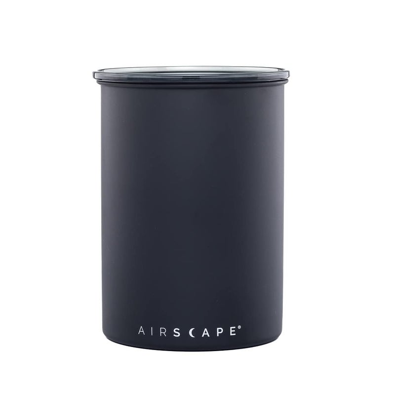Planetary Design AirScape Planetary Design Stainless Steel Coffee Canister | Food Storage Container | US Patented Inner Plunger Lid REMOVES Excess Oxygen | Don't Buy airtight, Buy AIR-Less | (Medium, Matte Black)AirScape Planetary Design Stainless Steel Coffee Canister | Food Storage Container | US Patented Inner Plunger Lid REMOVES Excess Oxygen | Don't Buy airtight, Buy AIR-Less | (Medium, Matte Black) - Image 2