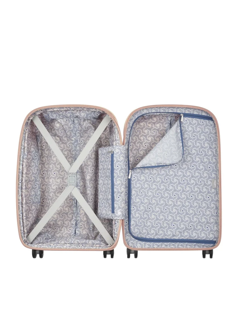DELSEY Paris Clavel 55cm Hardcase 4 Double Wheel Expandable Cabin Luggage Trolley Peony