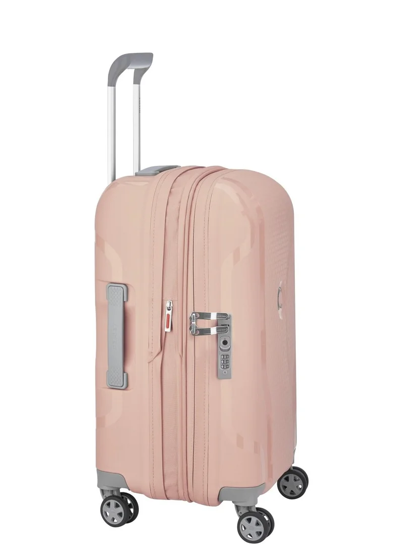 DELSEY Paris Clavel 55cm Hardcase 4 Double Wheel Expandable Cabin Luggage Trolley Peony