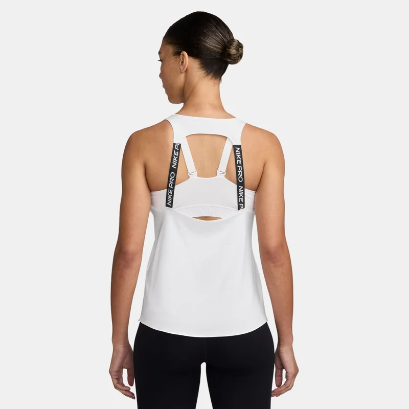 Nike White Women's Pro Dri-FIT Training Tank Top for Women | Best Price UAE