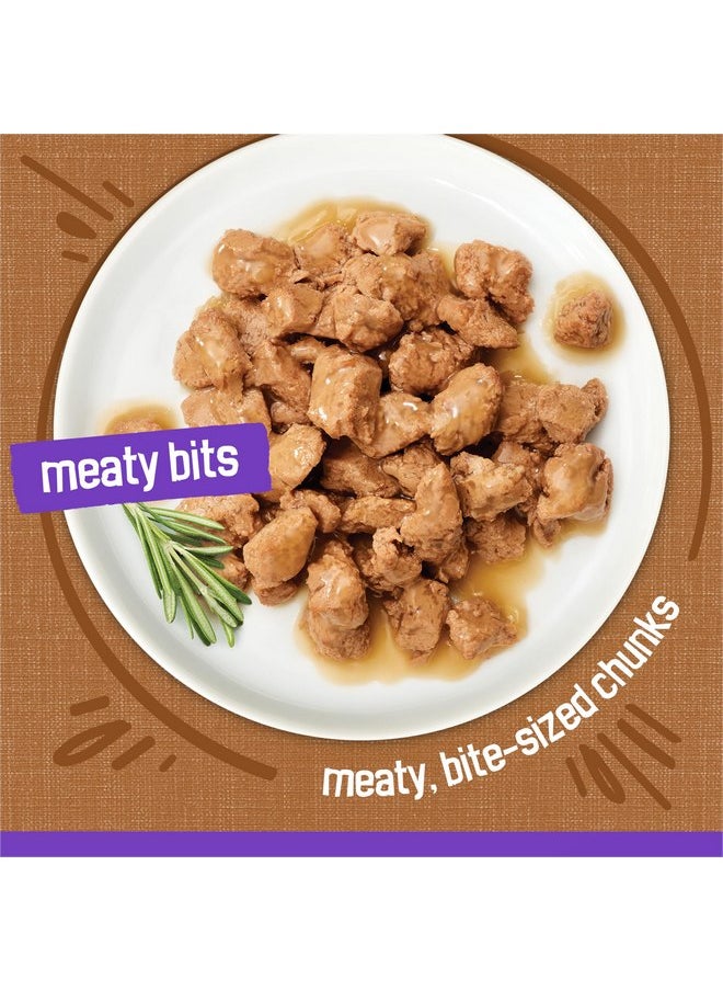 فريسكس طعام القطط الرطب Purina Friskies، Meaty Bits Gourmet Grill in Gravy - (عبوة من 24 علبة) 5.5 أونصة  - Image 3