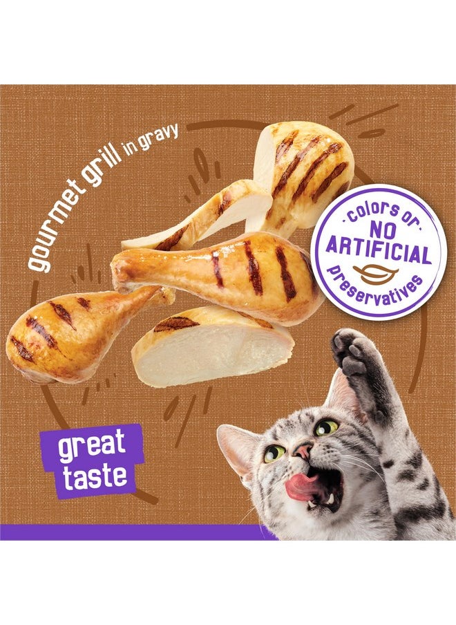 فريسكس طعام القطط الرطب Purina Friskies، Meaty Bits Gourmet Grill in Gravy - (عبوة من 24 علبة) 5.5 أونصة  - Image 4