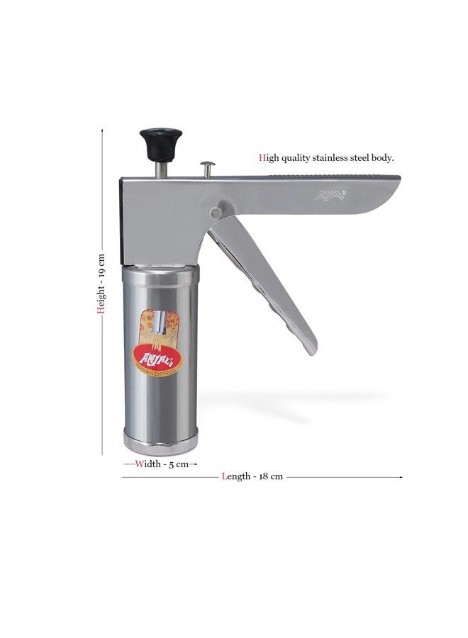 Anjali Kitchen Express Stainless Steel Indian Savoury and Icing Decorative Press - Image 4