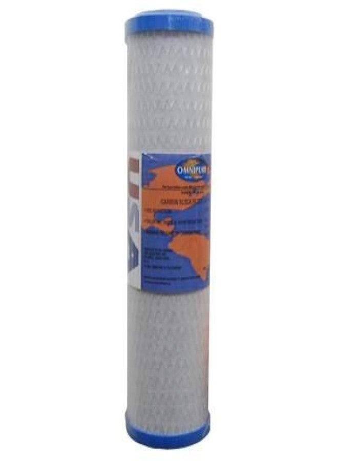 Omnipure (OMB934-1) 9.75"x2.75" Carbon Block 1 Micron Filter