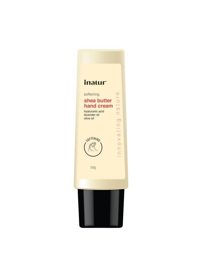 INATUR Shea Butter Hand Cream | Nourishes, Protects, & Soften The Skin, Nails & Cuticles | 50 G  - Image 1