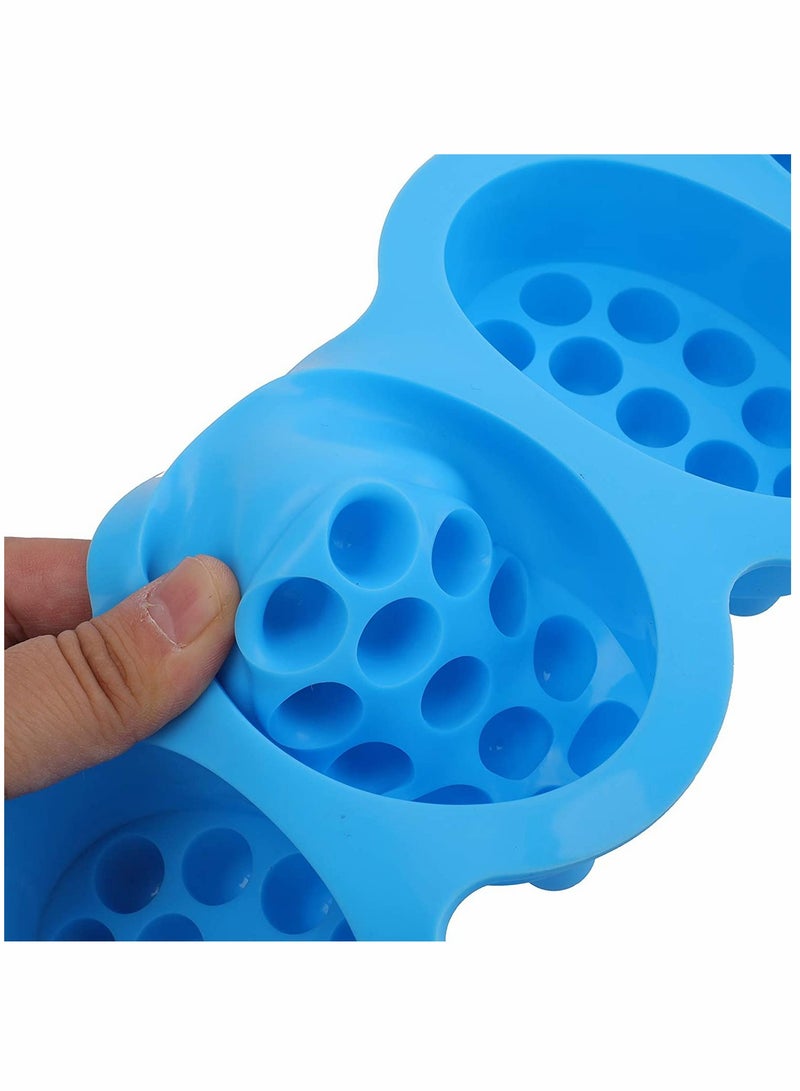 Zikra Silicone Massage Bar Soap Molds - 4 Pack Nonstick & BPA Free Cavity Molds for Handmade Soap Making, Perfect for Creating Unique Massage Soaps. - Image 3